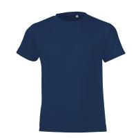 Каталог Футболка детская Regent Fit Kids, кобальт (темно-синяя) от интернет-магазина «7 Сувениров»