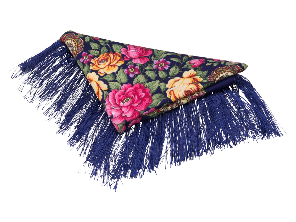 Набор Марфа: кукла в народном костюме, платок, синий