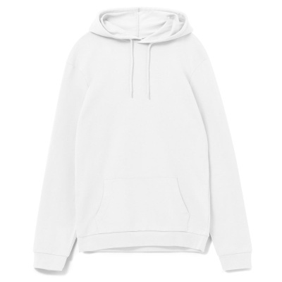 Толстовка с капюшоном унисекс Hoodie, белая, размер XS