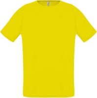 Каталог Футболка унисекс Sporty 140, лимонно-желтая от интернет-магазина «7 Сувениров»