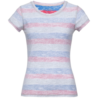 Футболка женская RAYET LADY двусторонняя, красный/синий, размер S