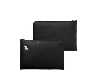 Папка для участника конференции формата А5 Storyline Black. Hugo Boss