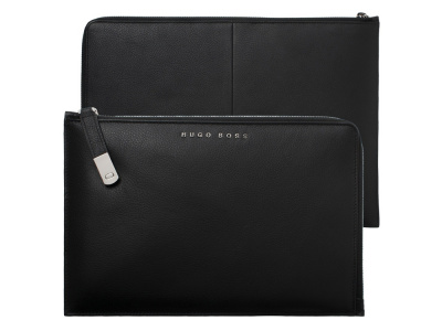 Папка для участника конференции формата А4 Storyline Black. Hugo Boss