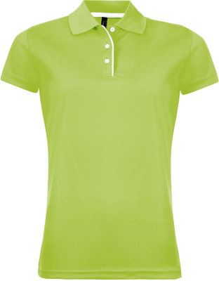 Рубашка поло женская Performer Women 180 зеленое яблоко, размер S