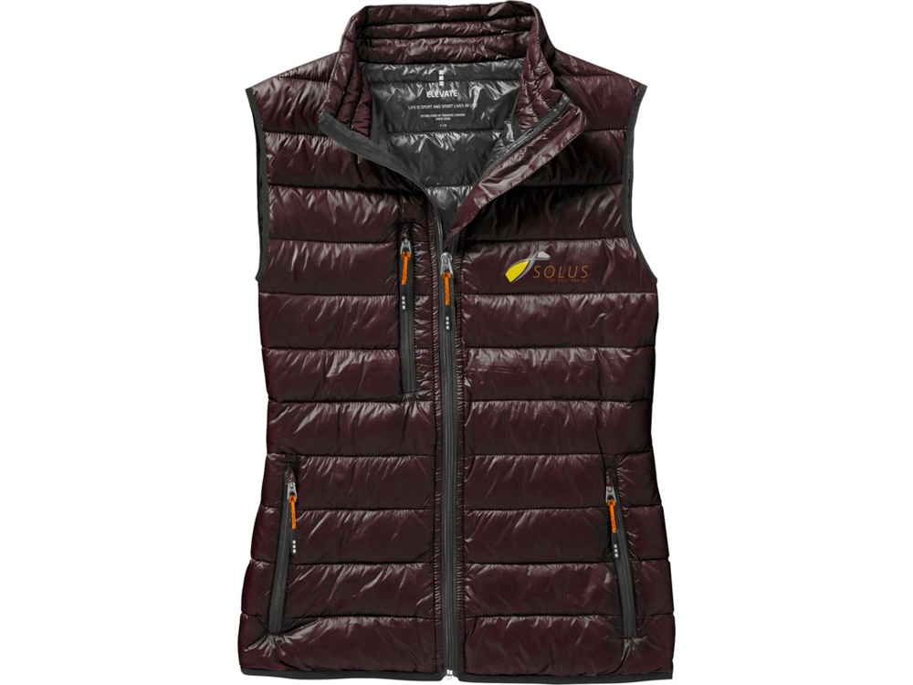 Жилет Fairview женский, шоколадный коричневый