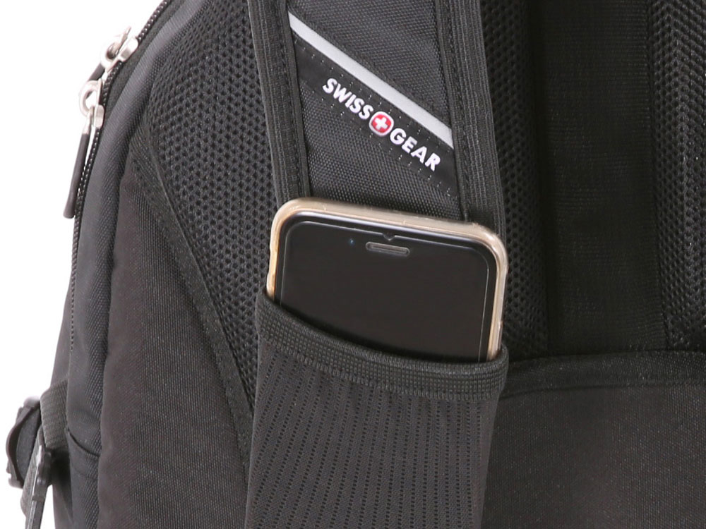 Рюкзак SWISSGEAR, 15,полиэстер 900D/рипстоп, 36x19x47 см, 32 л, черный/синий