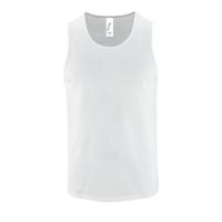 Каталог Майка мужская Sporty TT Men, белая от интернет-магазина «7 Сувениров»