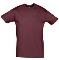 Каталог Футболка REGENT 150, бордовая от интернет-магазина «7 Сувениров»