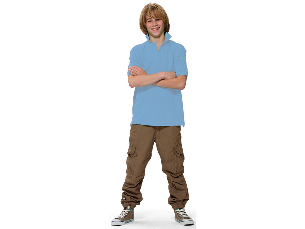 Рубашка поло Forehand детская, голубой