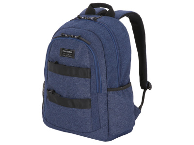 Рюкзак SWISSGEAR 15,6, heather, 35,5 x 17 x 47 см, 27 л, синий