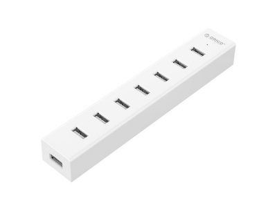 USB-концентратор Orico H7013-U3-АD (белый) с блоком питания