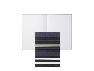 Блокнот формата А5 Storyline Stripes Blue. Hugo Boss