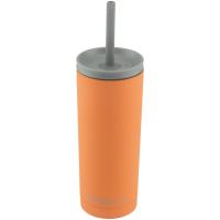 Каталог Термостакан Superb Sippy с трубочкой, оранжевый от интернет-магазина «7 Сувениров»