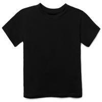 Каталог Футболка детская T-bolka Fit Kids, черная от интернет-магазина «7 Сувениров»