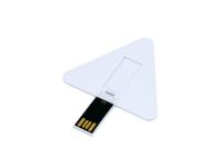 Каталог USB 2.0- флешка на 64 Гб в виде пластиковой карточки треугольной формы от интернет-магазина «7 Сувениров»