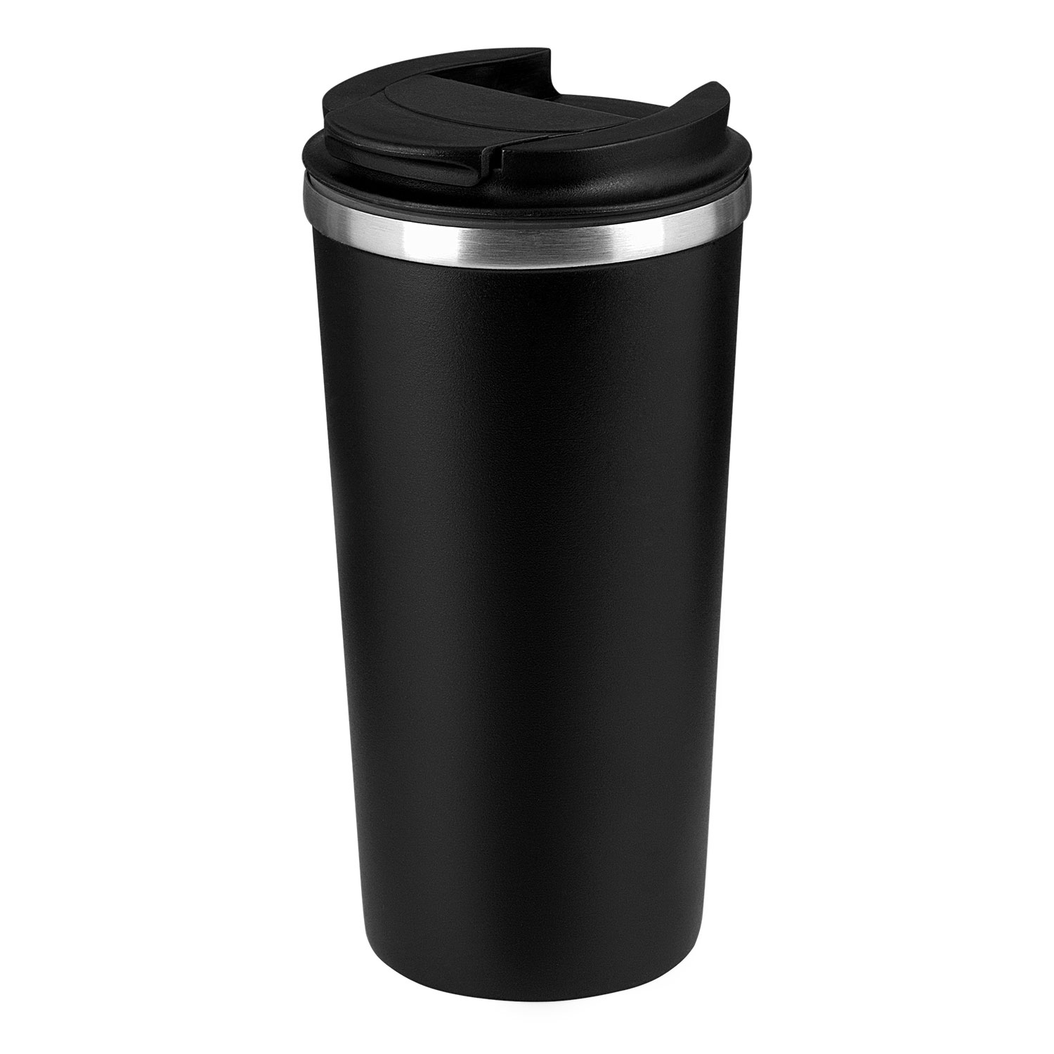 Каталог Термокружка вакуумная Portobello, Palermo, 480 ml, черная от интернет-магазина «7 Сувениров»