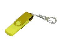 Каталог USB 2.0- флешка на 64 Гб с поворотным механизмом и дополнительным разъемом Micro USB от интернет-магазина «7 Сувениров»