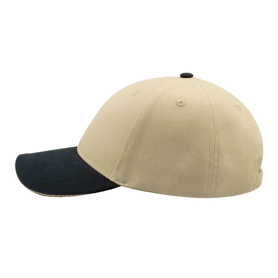 Бейсболка LIBERTY SANDWICH, 6 клиньев, сэндвич, металлическая застежка