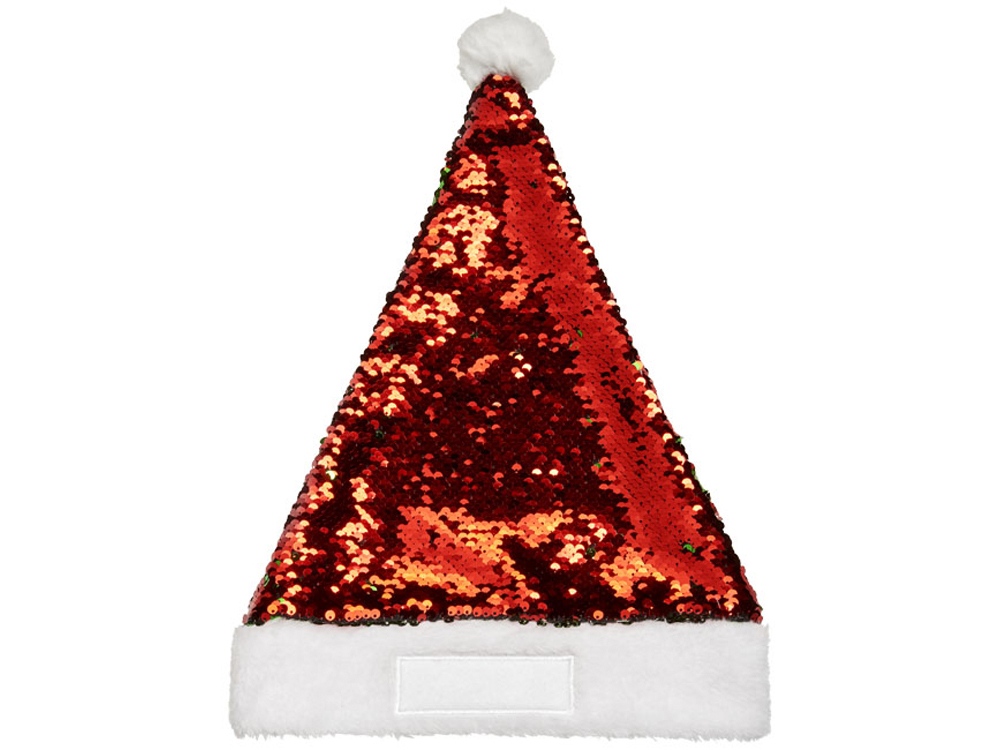 Рождественская шапка Sequins, красный,зеленый