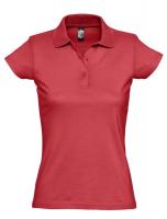 Каталог Рубашка поло женская Prescott Women 170, красная от интернет-магазина «7 Сувениров»