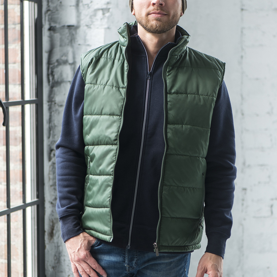 Жилет мужской "NEW SHANGHAI", ярко-синий_M, 100% полиэстер, 180 г/м2