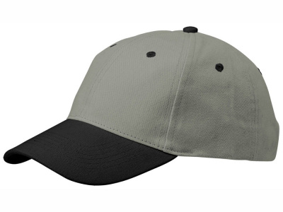 Бейсболка Grip, серый/черный