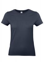 Каталог Футболка женская E190 темно-синяя от интернет-магазина «7 Сувениров»