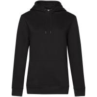 Каталог Толстовка с капюшоном женская Queen, черная от интернет-магазина «7 Сувениров»