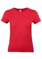 Каталог Футболка женская E190 красная от интернет-магазина «7 Сувениров»