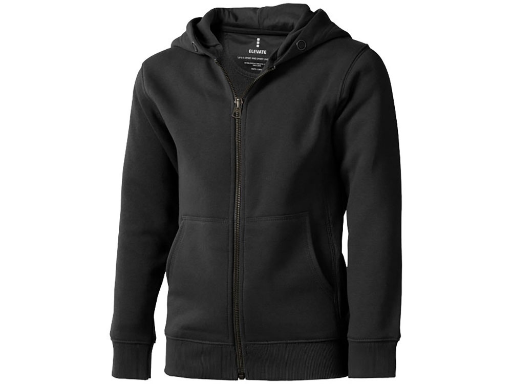 Толстовка Arora детская с капюшоном, антрацит