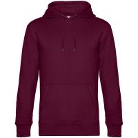 Каталог Толстовка с капюшоном унисекс King, бордовая от интернет-магазина «7 Сувениров»