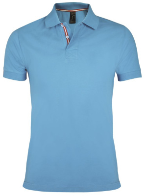 Рубашка поло мужская Patriot 200, голубая, размер S