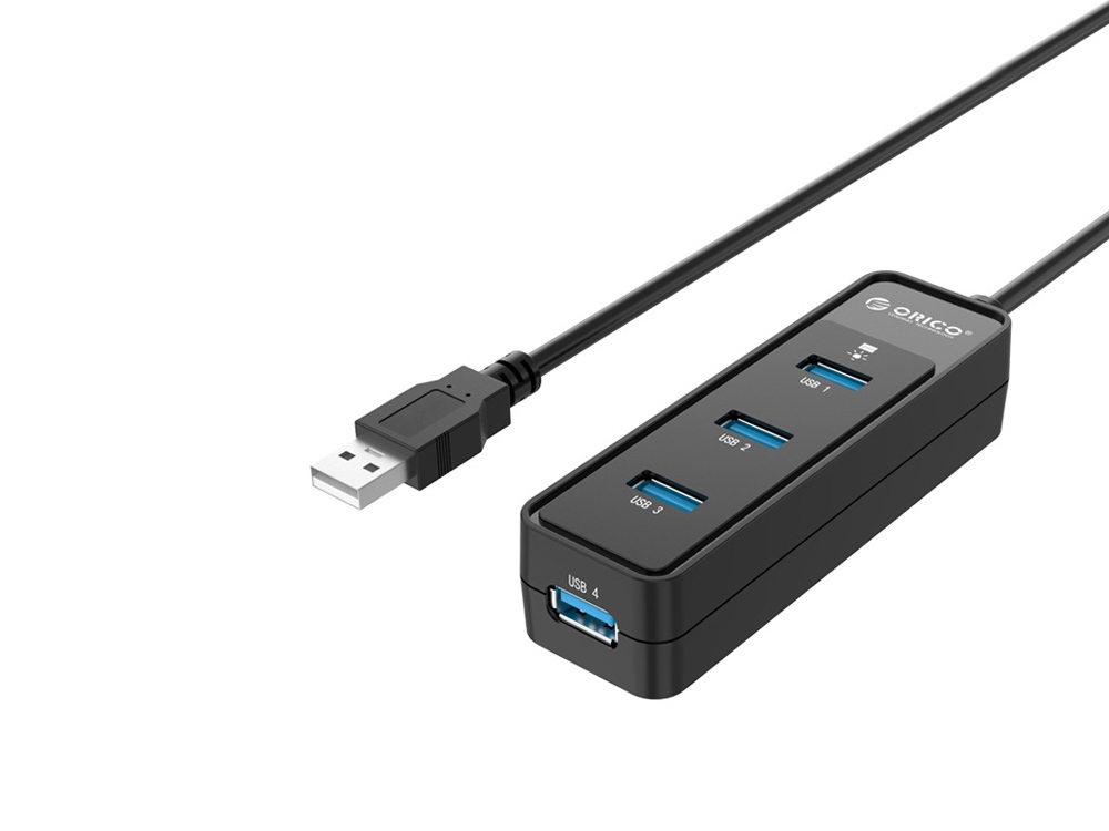USB-концентратор Orico W5PH4-U3 (черный)
