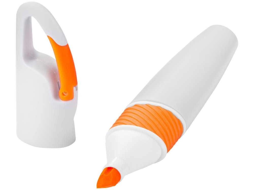 Маркер Picasso с карабином, белый/оранжевый