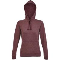 Каталог Толстовка женская Spencer Women, бордовый меланж от интернет-магазина «7 Сувениров»