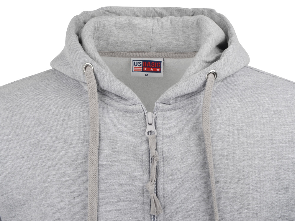 Толстовка на молнии Perform мужская, серый меланж