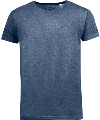 Футболка мужская Mixed Men темно-синий меланж, размер S