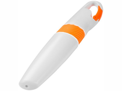 Маркер Picasso с карабином, белый/оранжевый