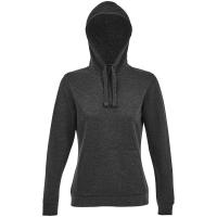 Каталог Толстовка женская Spencer Women, черный меланж от интернет-магазина «7 Сувениров»