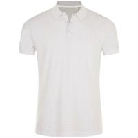 Каталог Рубашка поло мужская Brandy Men, белая с темно-синим от интернет-магазина «7 Сувениров»