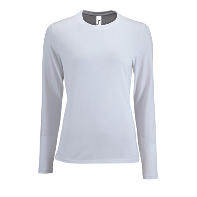 Футболка с длинным рукавом Imperial LSL Women белая, размер S