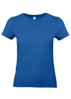 Каталог Футболка женская E190 ярко-синяя от интернет-магазина «7 Сувениров»
