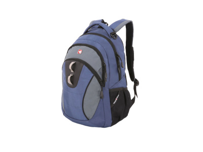 Рюкзак SWISSGEAR, 13, полиэстер, 35х15х46 см, 24 л, синий/серый