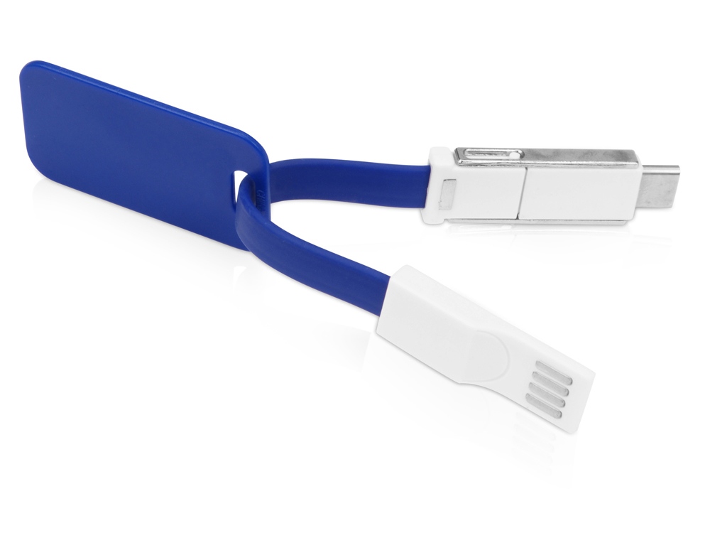 Зарядный кабель 3-в-1 Charge-it, синий
