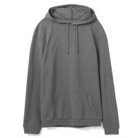 Каталог Толстовка с капюшоном унисекс Hoodie, серая (стальная) от интернет-магазина «7 Сувениров»