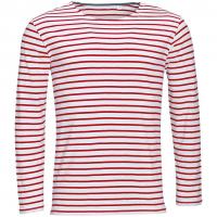 Каталог Футболка мужская Marine Men, белая с красным от интернет-магазина «7 Сувениров»