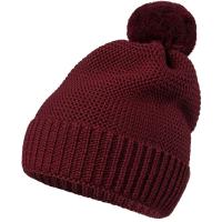 Каталог Шапка Brugge, бордовая от интернет-магазина «7 Сувениров»