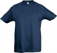 Каталог Футболка детская Regent Kids 150, синяя (джинс) от интернет-магазина «7 Сувениров»