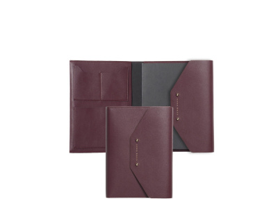 Папка для участника конференции формата А5 Elegance Burgundy