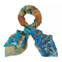 Каталог ПЛАТОК "ПРАЗДНИК ВЕСНЫ" 120х120 ШЕЛК от интернет-магазина «7 Сувениров»